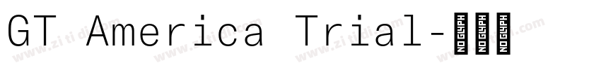 GT America Trial字体转换